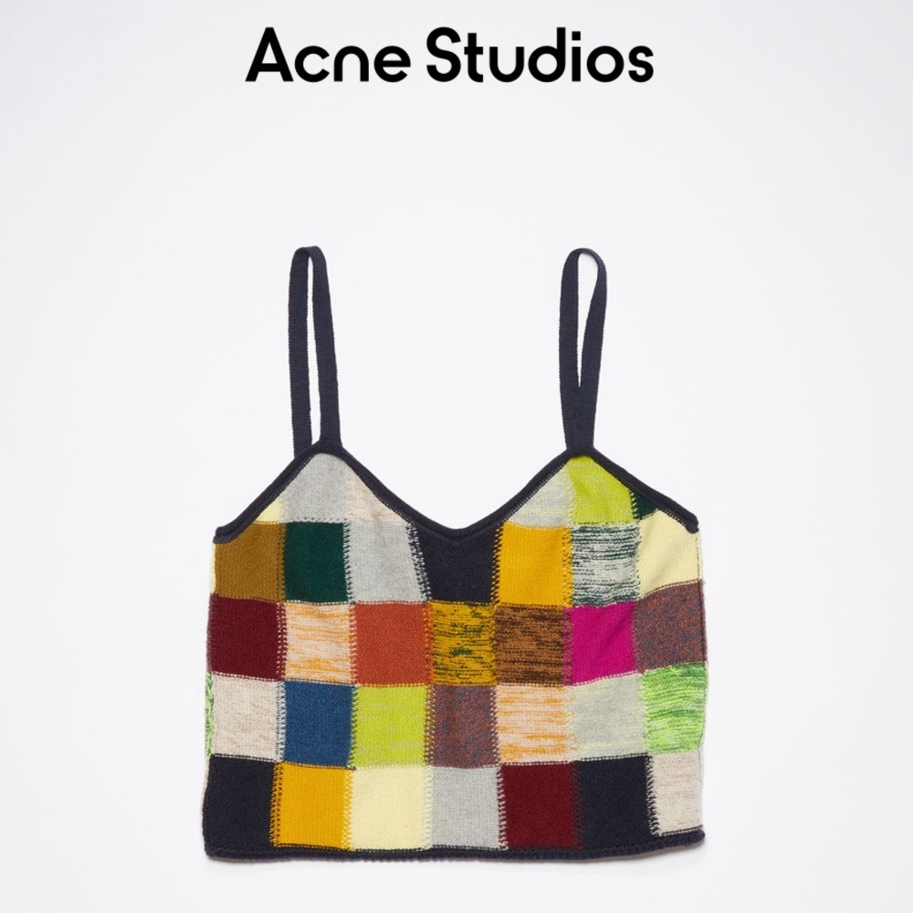 Acne Studios Cropped Patchwork Tank